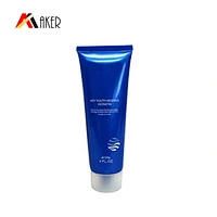 Factory wholesale 100ml LDPE Plastic cosmetic cream packaging tube with double wall cap