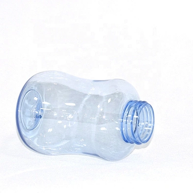 Newest design 200ml 300ml semi transparent light blue empty PET plastic toner bottle for skin care