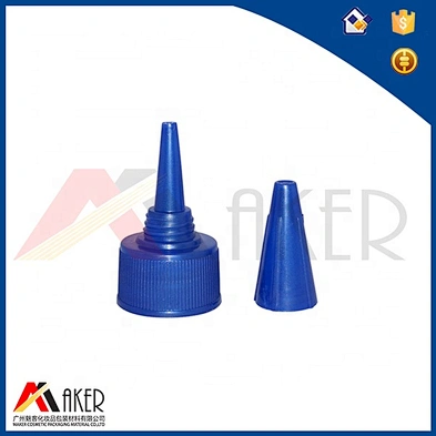 24mm High Quality blue plastic Nozzle tip Pointed mouth cap with cover