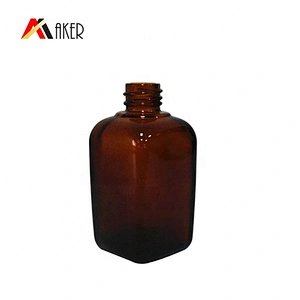 50ml High Quality Square Glass Amber Tincture Bottles with Dropper