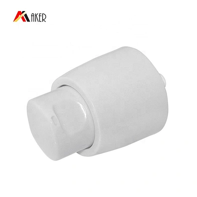 White 24/410 Pp Cosmetic Smooth Cream Dispenser Pump For Lotion  Cream Bottle
