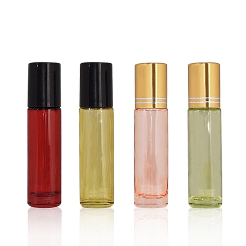 in stock 10ml glass mini bottle personal care oil packaging roll on bottle