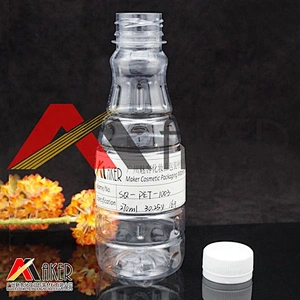 Special designed food grade 250ml pet plastic drinking water bottle with screw cap