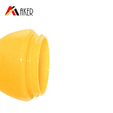 Hot sale yellow pp plastic small 10ml skin care cosmetic cream jar