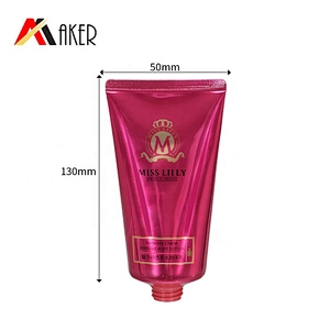 2020 New arrival empty 150ml laminated aluminum cosmetic squeeze tube with flip cap for body lotion