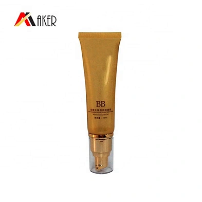 Empty Cosmetic Airless Pump Tube for Eye Cream BB Cream Packaging