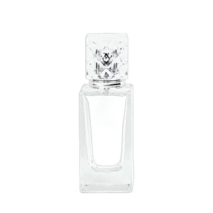 Luxury Refillable Custom 30ml 50ml 100ml White  Spray Empty Glass Perfume Bottles