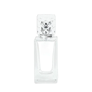 Luxury Refillable Custom 30ml 50ml 100ml White  Spray Empty Glass Perfume Bottles