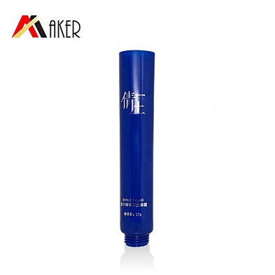 Wholesale 20ml round luxury soft cosmetic plastic tube packaging for eye cream with cream pump