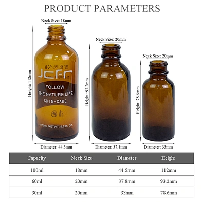 wholesale dropper bottle 1oz 2oz boston dropper bottle glass personal care packaging massage dropper bottle