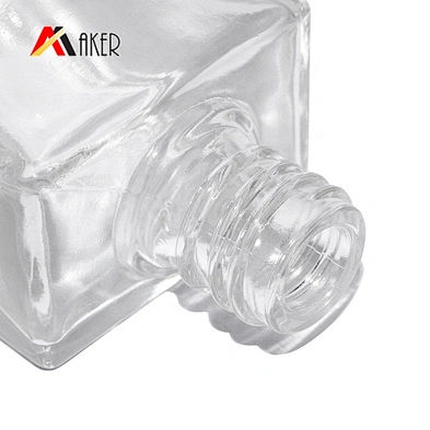 Factory supply 13ml empty glass nail polish bottle with cap and brush manufacturer