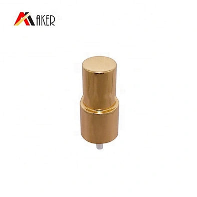 Factory Supply 18/415 Gold Aluminum Covered Fine Mist Sprayer Pump Dispenser For Perfume Bottle