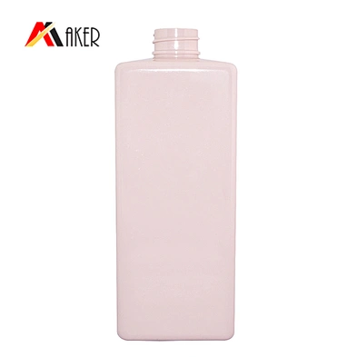 empty 450ml pink plastic pet beauty packaging body wash bottle