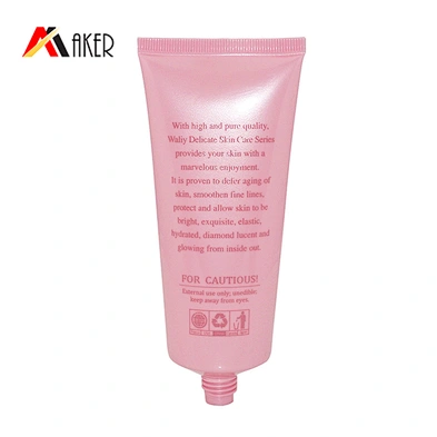 Best luxury 90ml LDPE facial cleanser cosmetic plastic tube packaging