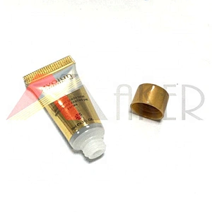 Empty Mini 5ml Gold Round Plastic Moisturizing Cream Cosmetic Tube with Screw Cap