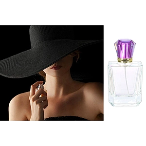 2020 Hottest wholesale luxury design empty clear glass spray perfume bottle 100ml