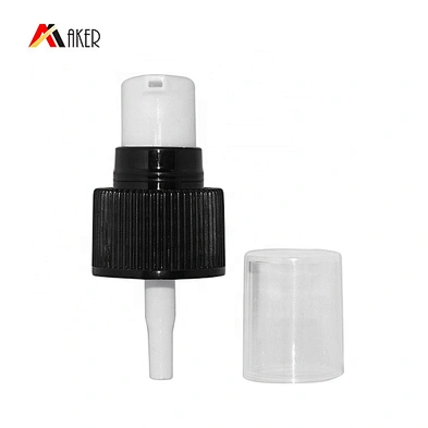 Factory 24/410 black plastic cream pump treatment pump with plastic half cover