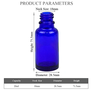 wholesale empty 20ml personal care cosmetic plastic dropper serum glass essential oil bottle packaging