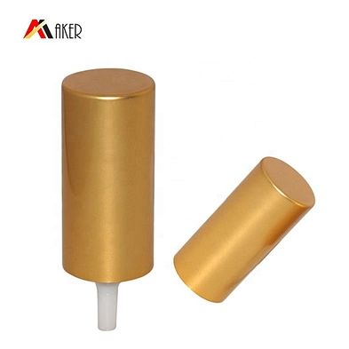 Wholesale 18/410 gold plastic aluminum covered fine mist sprayer perfume pump sprayer