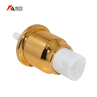 Luxury Gold aluminum cover 20/415 cosmetic Mist Sprayer with full cover cap