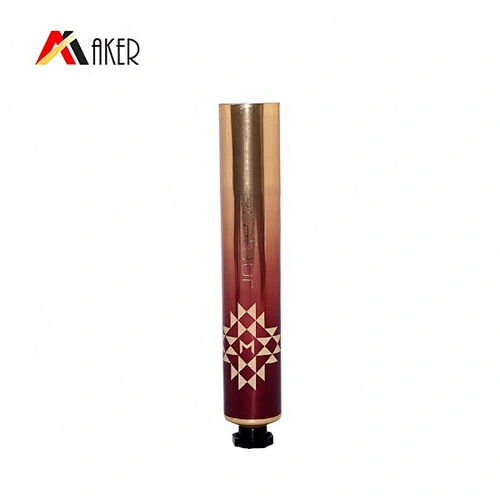Hot sale 50ml round ABL aluminum plastic laminated tube cosmetic cream packaging tube with octagonal screw cap