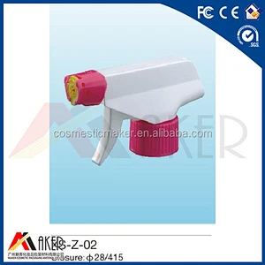 28/400 28/410 28/415 White plastic square nozzle pp hand operated trigger sprayer