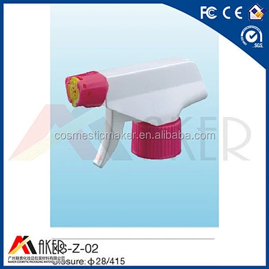 28/400 28/410 28/415 White plastic square nozzle pp hand operated trigger sprayer