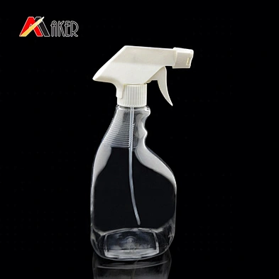 700ml Transparent PET Clear Detergent Plastic Bottle With Trigger