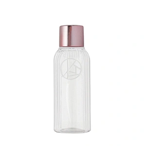 2oz 50ml plastic pet screw cap cosmetic skincare packaging body lotion facial toner bottle