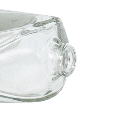 French empty classical 100ml transparent glass mist spray pump perfume bottle