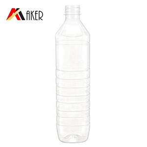 Wholesale disposable food grade empty plastic mineral water bottle with tamper proof Cap