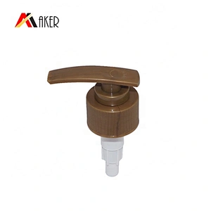 Cosmetic wholesale 28/410 Plastic amber dispenser Lotion Pump for bottles