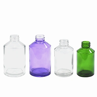 Cosmetic 100ml 200ml Glass Essential Oil cylinder Dropper Bottle with Child Proof Dropper Stopper
