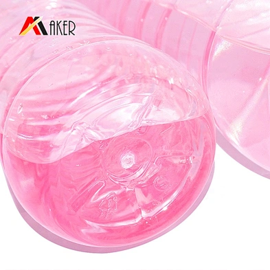Wholesale 500ml 1000ml PET Plastic beverage disposable Mineral water bottle with white plastic tamper proof screw cap
