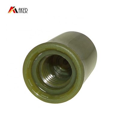 45ml green empty plastic packaging tube with screw cap for cosmetic eye cream