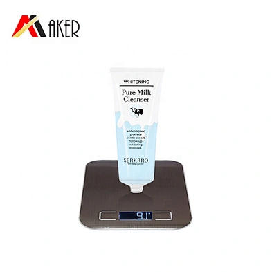 New products round 100ml LDPE plastic cosmetic face wash cleanser cream tube packaging for sale