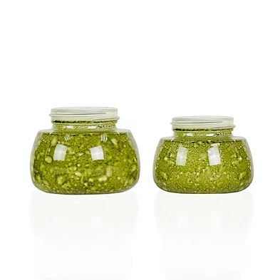 guangzhou luxury personal care packaging glass jar skin care lotion cream jar custom cosmetic packaging jars set