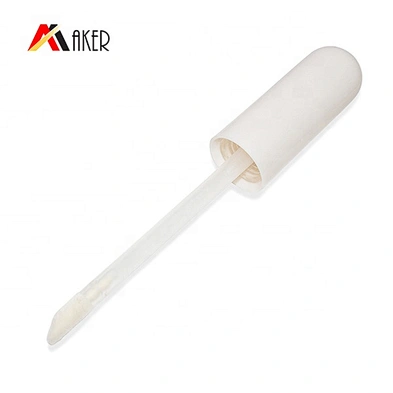 Wholesale private label custom empty lip gloss containers cosmetic tube packaging with brush