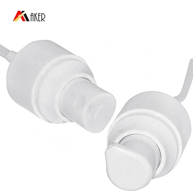 Hot sale 50ml white body mist PET plastic perfume spray bottle packaging with plastic mist sprayer or cream pump