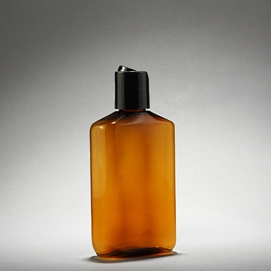 amber disc top cap shampoo bottle showel gel bottle lotion conditioner hair care packaging