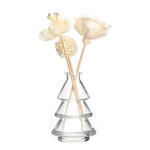105ml Fashion Frosted Empty Luxury Reed Diffuser Clear Glass Aromatherapy Diffuser Bottles