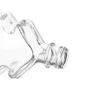 Hot Sell Luxury Packaging 200ml Empty Reed Diffuser Glass Bottle With Gold Cap