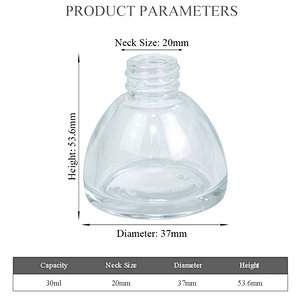 custom 20ml 30ml 45ml 1oz luxury dropper bottle personal care essential oil packaging glass massage serum bottle