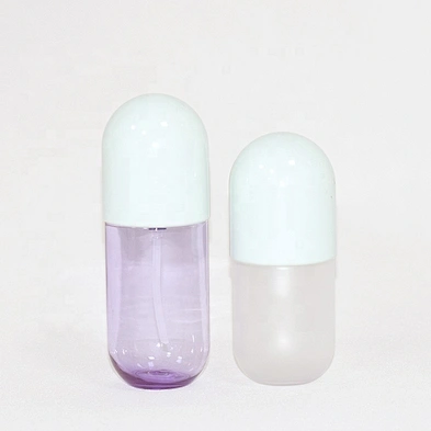 120ml 150ml Semi transparent Purple Frosted Empty PET Plastic Portable Travel Size Lotion Bottles with Pump
