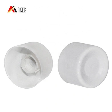 New design 30ml white LDPE plastic cosmetic shampoo tube packaging with white plastic double wall screw cap