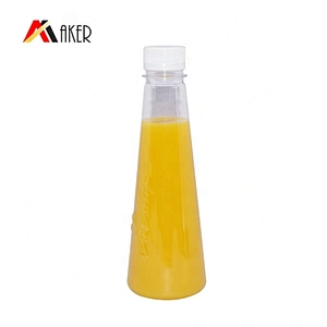 Wholesale 250ml PET Fruit Infuser Plastic drinking water Bottle with screw cap