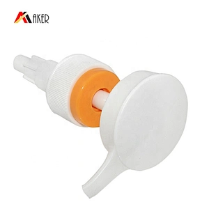 China Suppliers 32/410 custom shape white PP plastic screw lotion dispenser pump