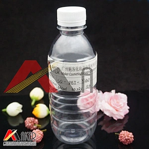 Factory supply clear empty PET 330ml round shape plastic juice bottle