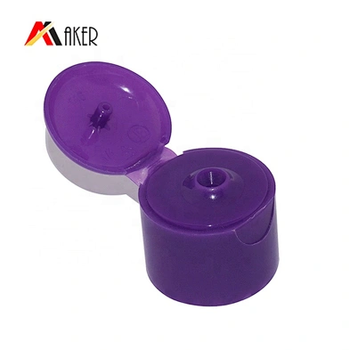 wholesale 750ml purple round PE plastic dishwashing detergent bottle with flip top cap