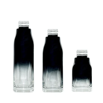 luxury custom 45ml 100ml 120ml personal care bottle packaging skin care lotion cream pump glass bottles set